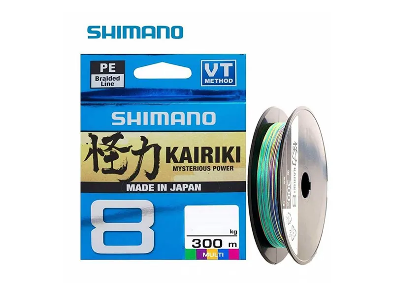 Linea Trenzada Kairiki 8 Plus 0.230 MM 300 M 22.5 KG - 1 Bobina 300M - Color: Multicolor