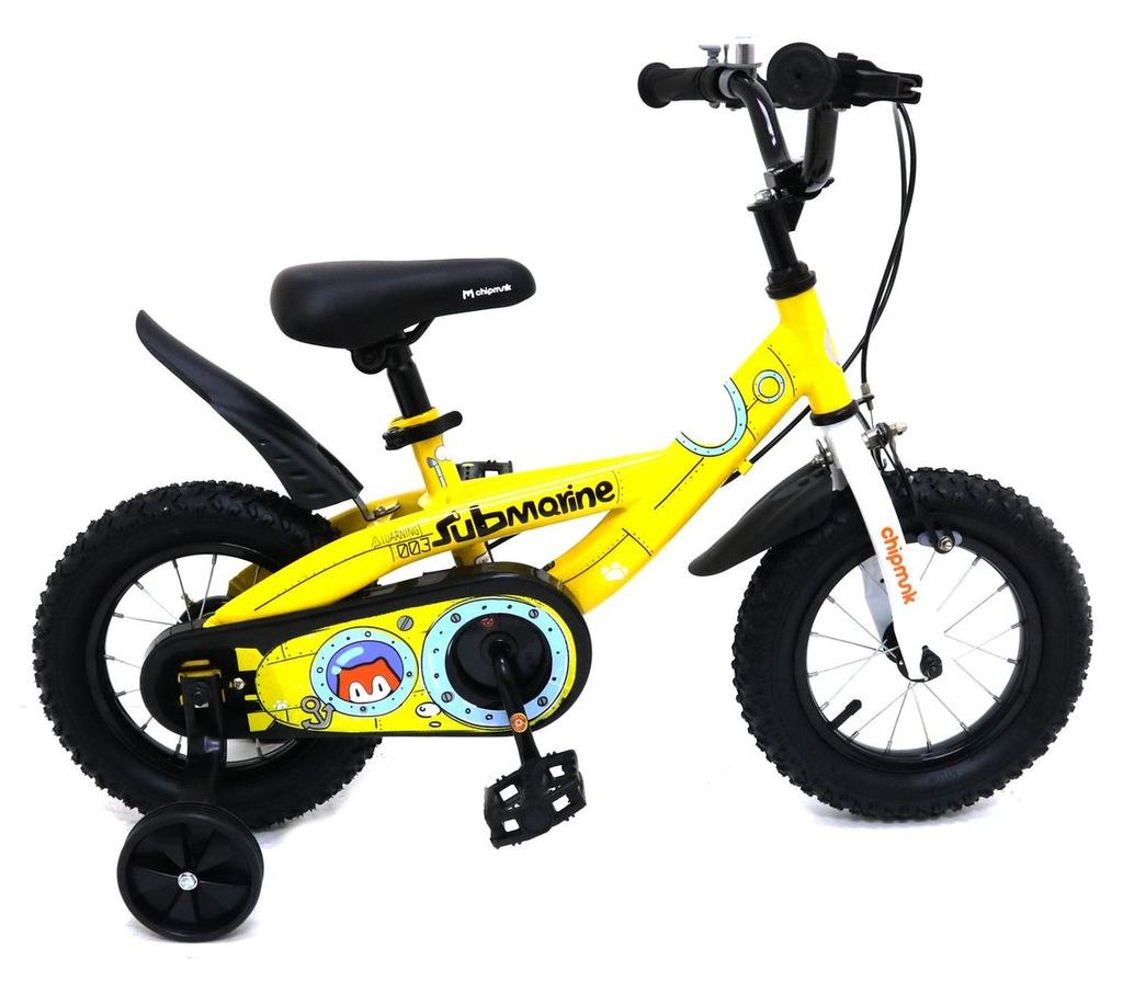 Bicicleta Chipmunk Niño Aro 12 Submarine  - Color: Amarillo