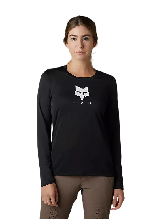 Miniatura Polera Bicicleta Mujer Ranger Trudri Manga Larga - Color: Negro