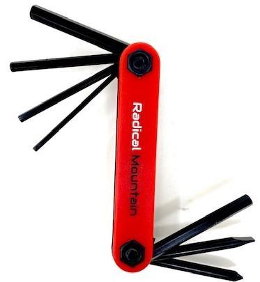 Juego De Llave Allen 7F - Color: Rojo