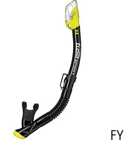 Snorkel Flexible Usp  - Color: Negro-Amarillo