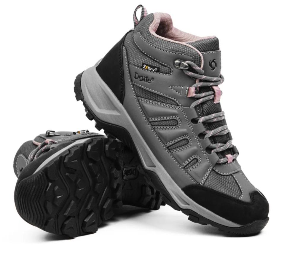 Miniatura Botin Caña Alta Impermeable Clyde Mujer - Color: Gris