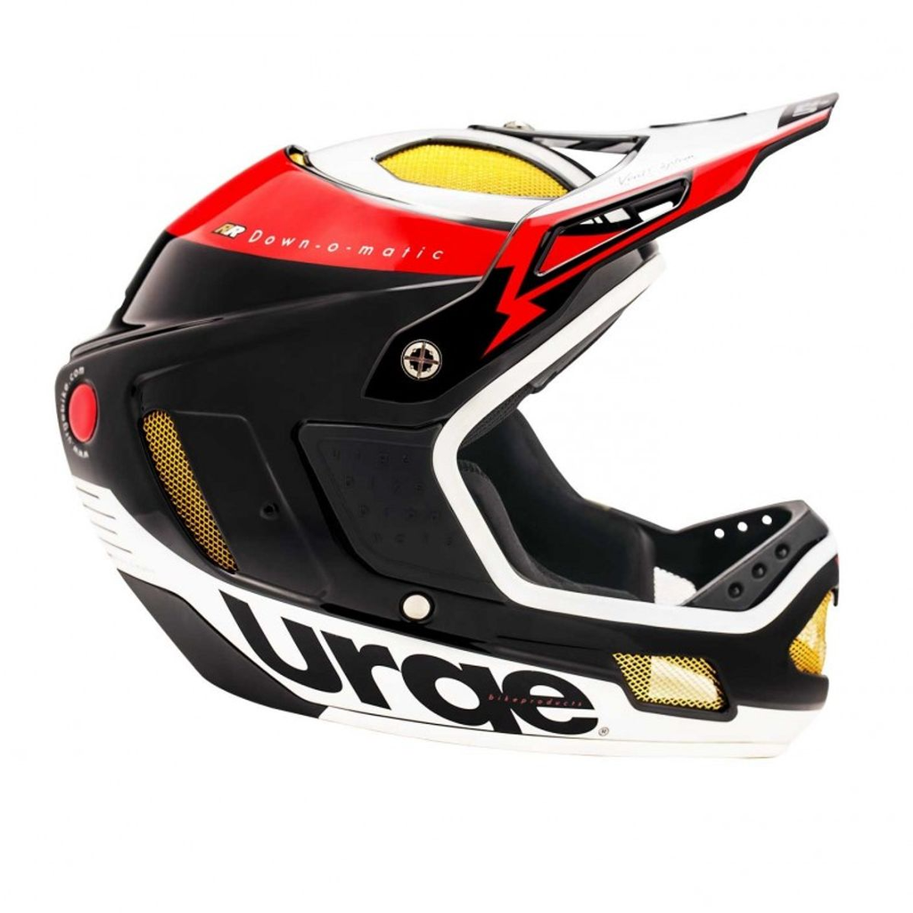 Miniatura Casco Urge Down O-Matic RR  - Color: Neg/Roj/Blan