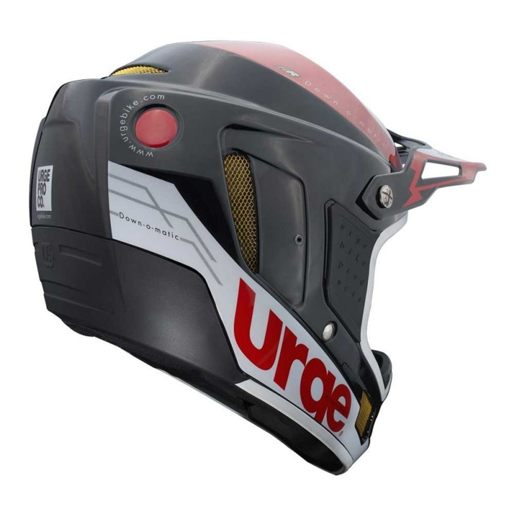 Casco Urge Down O-Matic RR  - Color: Neg/Roj/Blan