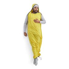 Sábana Reactor Sleeping Bag Liner - Mummy w/ Drawcord - Color: Yellow