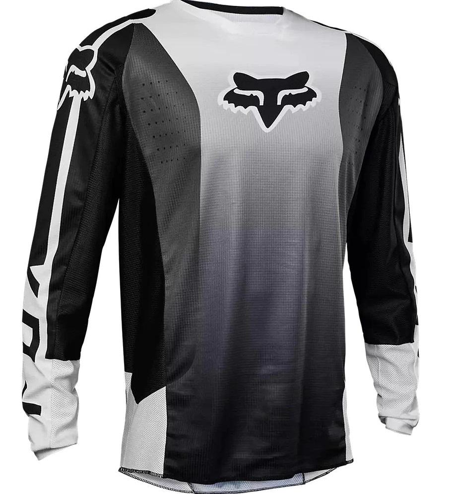 Polera Moto 180 Leed - Color: Blanco-Negro