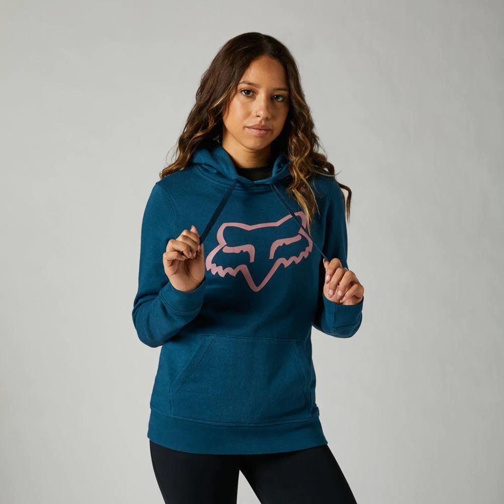 Poleron Lifestyle Mujer Boundary Pullover - Talla: L, Color: Azul