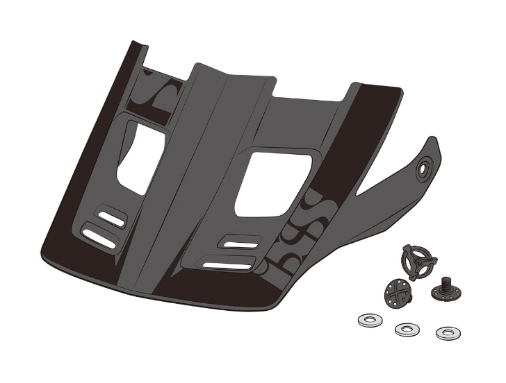 Visera + Pins Xact Evo Para Bicicleta -