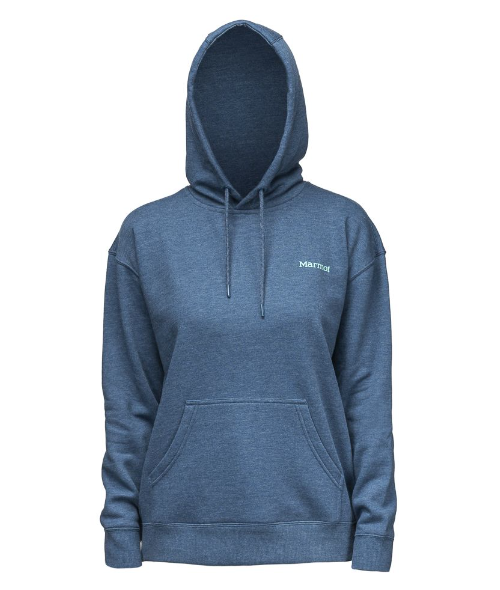 Polerón Mujer Chest Logo Hoody - Color: Azul