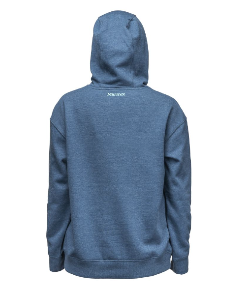 Polerón Mujer Chest Logo Hoody - Color: Azul