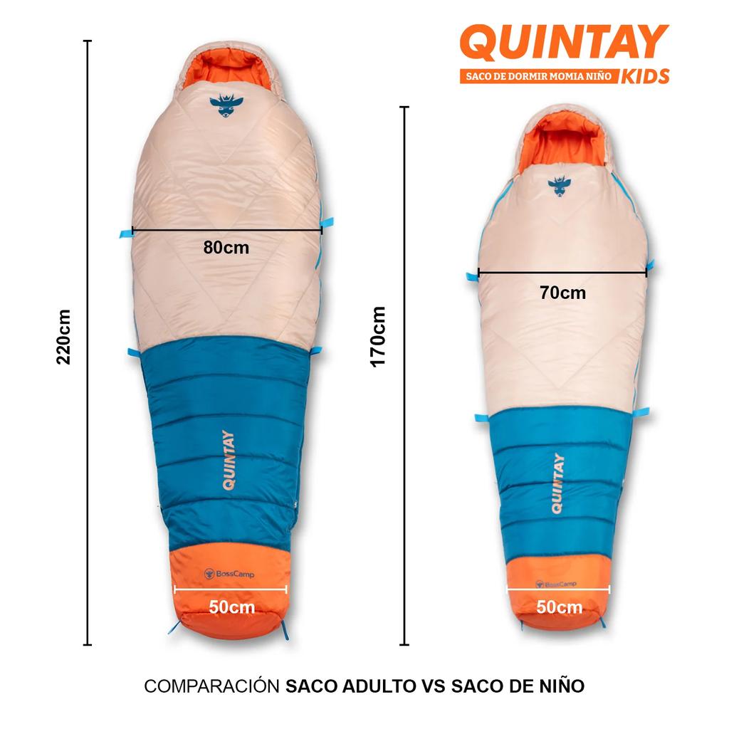 Miniatura Saco de Dormir Momia Niño Quintay -