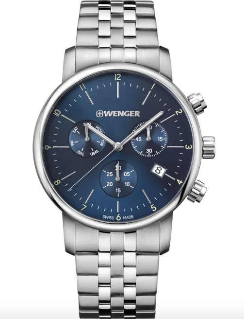 Reloj Urban Classic Chrono Correa Inox Dial - Color: Azul