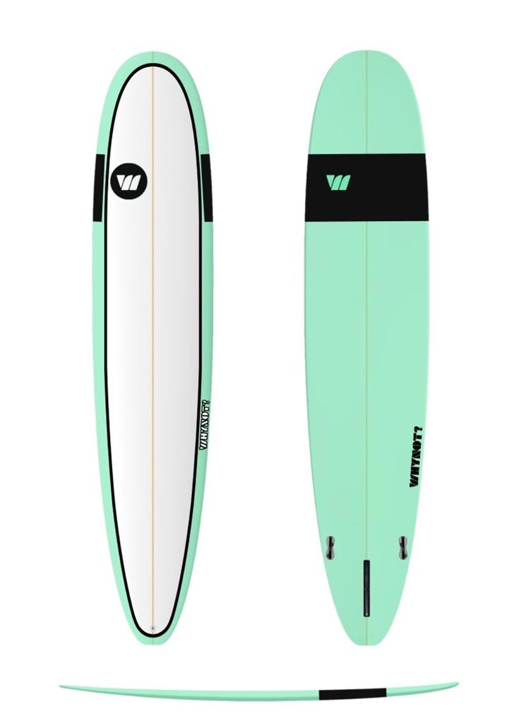 Tabla De Surf Longboard Origen  - Color: Menta