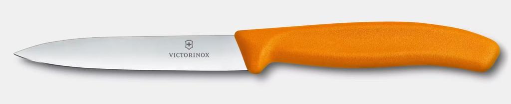 Miniatura Cuchillo mondador Swiss Classic - Color: Naranjo