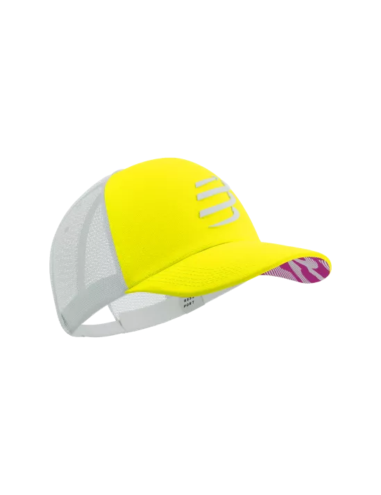 Trucker Cap - Color: White/SafetyYelow/Neon Pink