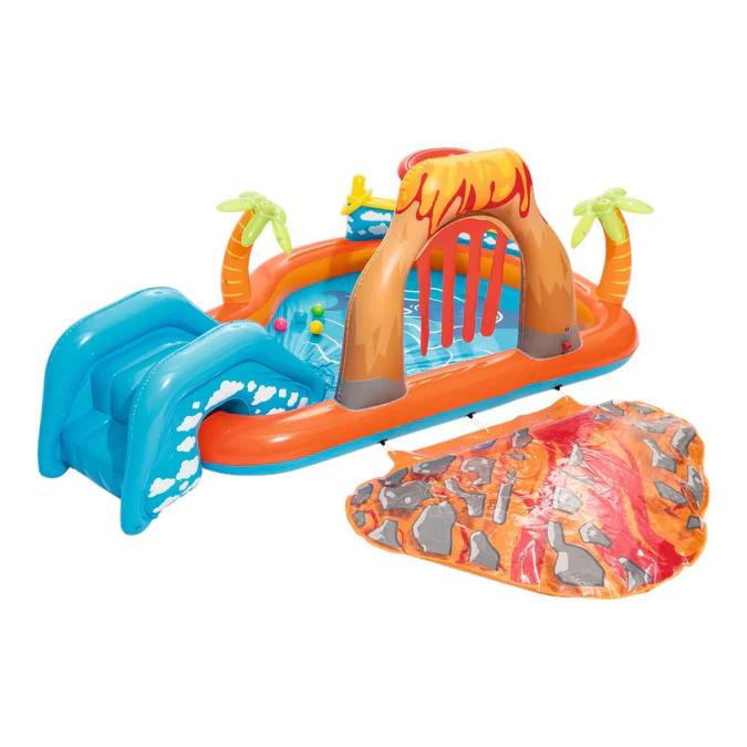 Miniatura Piscina Y Juegos Inflable Lava 2.65Mx2.65Mx1.04M -