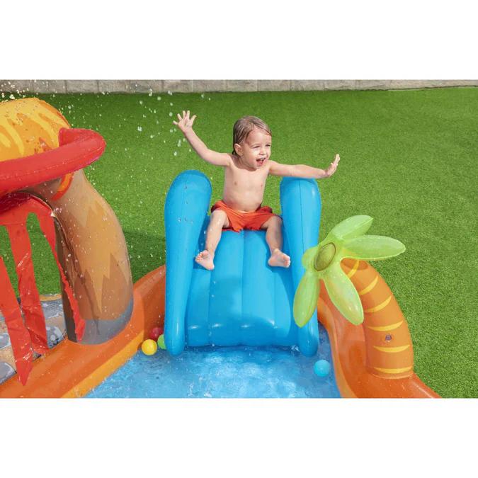 Miniatura Piscina Y Juegos Inflable Lava 2.65Mx2.65Mx1.04M -