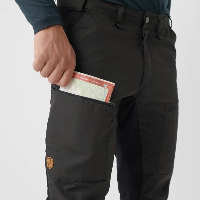 Miniatura Pantalón Hombre Abisko Lite Trekking Regular - Color: Dark Olive