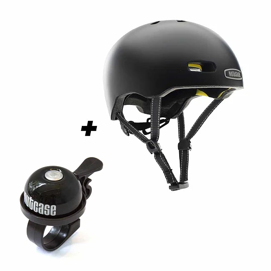 Casco Little Nutty Onyx Mips -