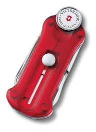 Navaja Golftool 10 Fun - Color: Rojo Transparente