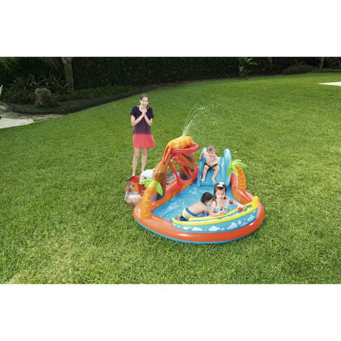 Miniatura Piscina Y Juegos Inflable Lava 2.65Mx2.65Mx1.04M -