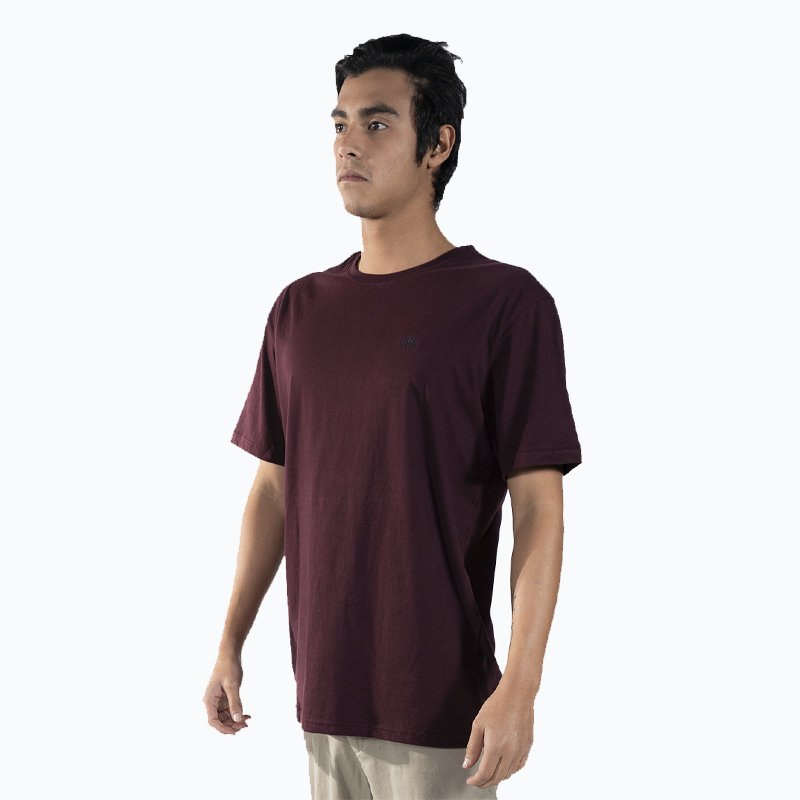 Miniatura Polera Tee Basic  - Color: Burgondy Black