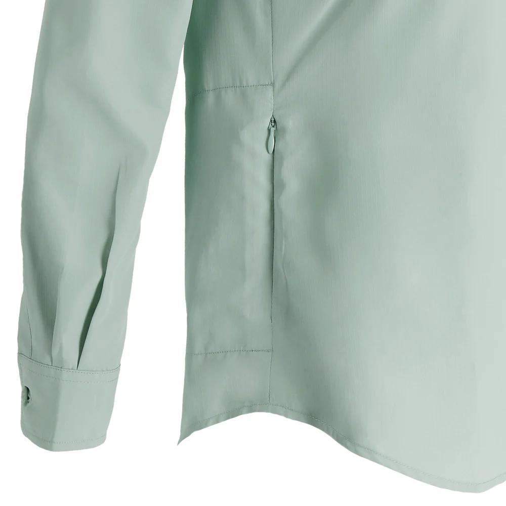 Miniatura Blusa Manga Larga Bridge Mujer - Color: Verde Agua Claro