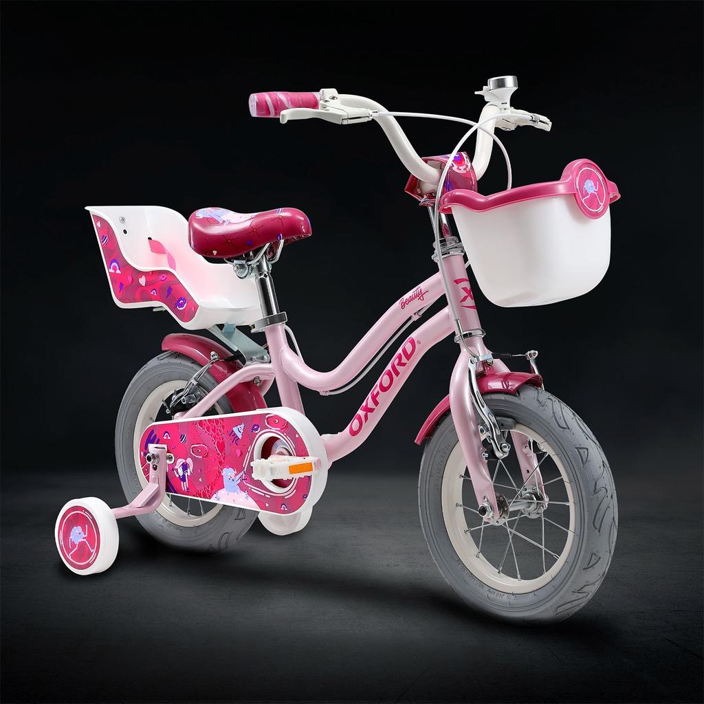 Miniatura Bicicleta Infatil Beauty Aro 12 - Color: Rosado