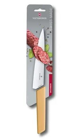 Cuchillo De Tallar Suizo Moderno 19Cm - Color: Amarillo