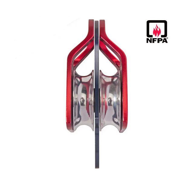Polea Doble Rescue 50kN (Nfpa) - Color: Rojo