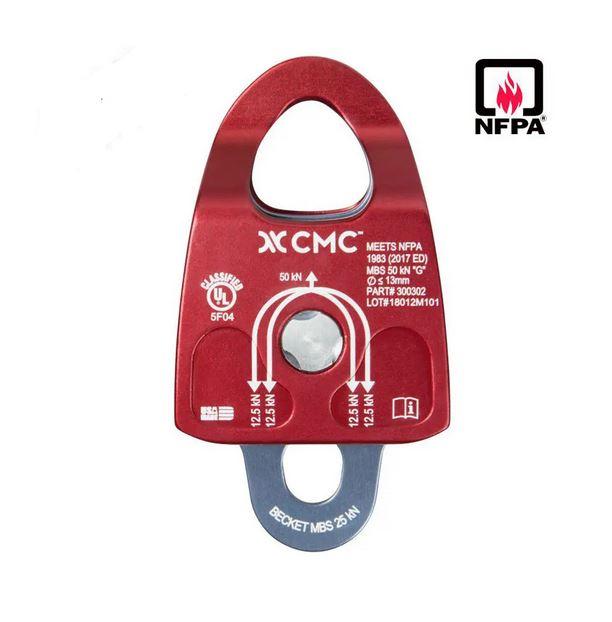 Polea Doble Rescue 50kN (Nfpa) - Color: Rojo