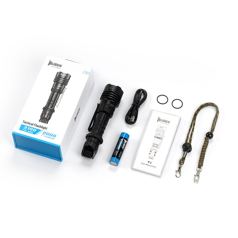 Miniatura Linterna LED T1 2000 Lumens -