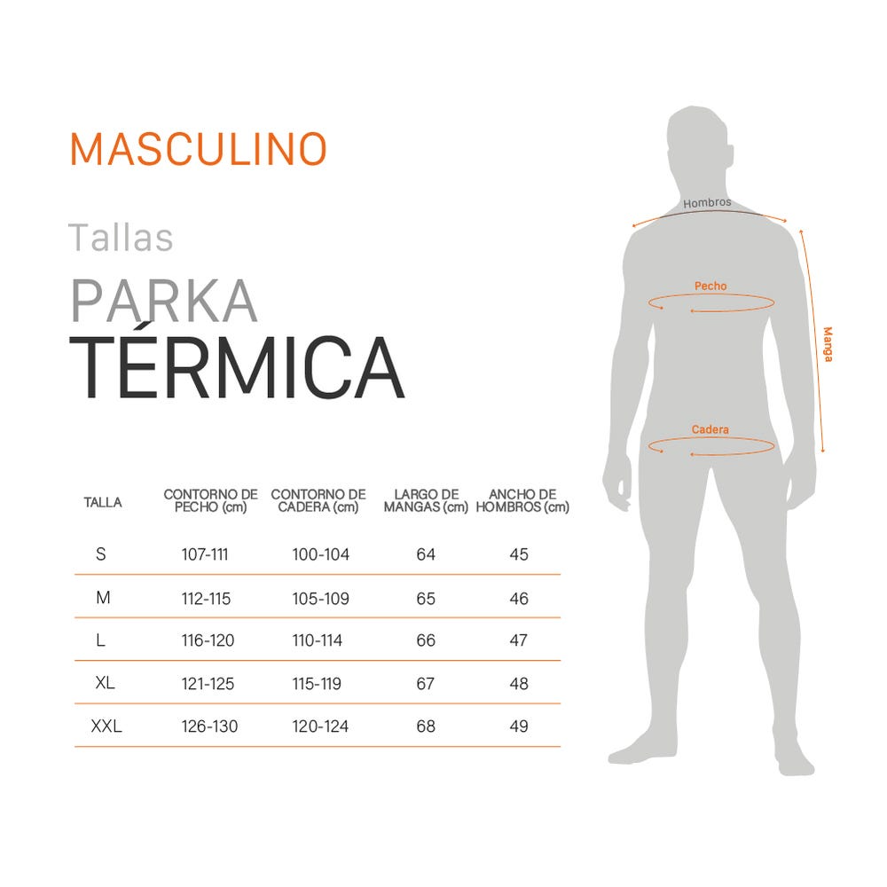 Parka Térmica Impermeable Vito Hombre -