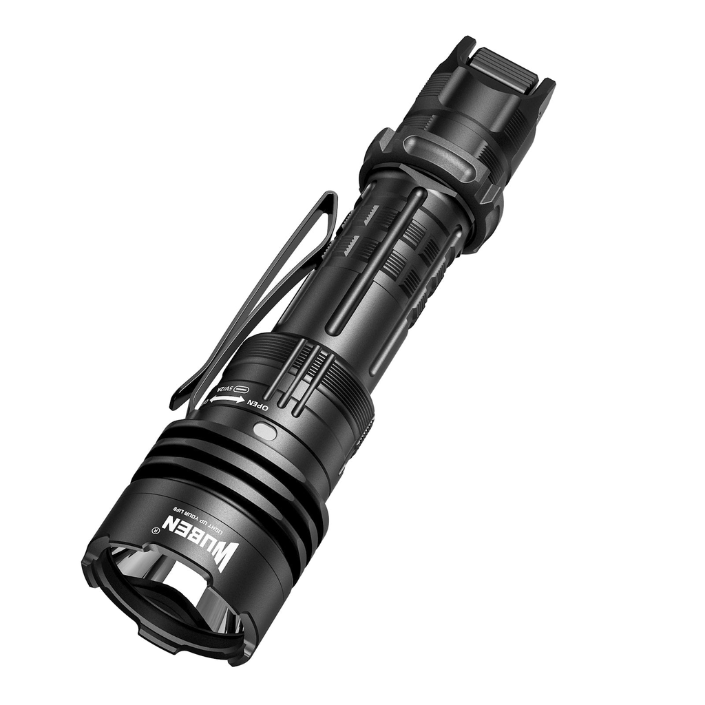 Miniatura Linterna LED T1 2000 Lumens - Color: Negro