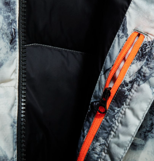 Miniatura Chaqueta De Pluma Hombre Whitehorn In Aop - Color: Blanco