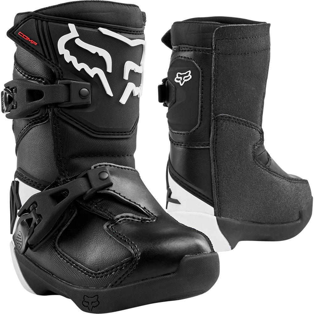 Miniatura Botas Moto Infantil Comp K - Talla: 13, Color: Negro