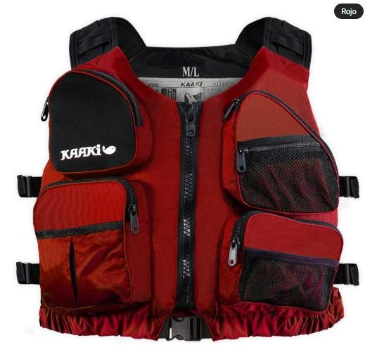 Chaleco Salvavidas Kaaki PFD - Color: Rojo