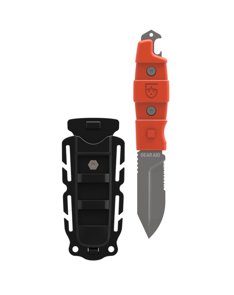 Cuchillo Utilitario Buri Drop Point Knife - Color: Naranja