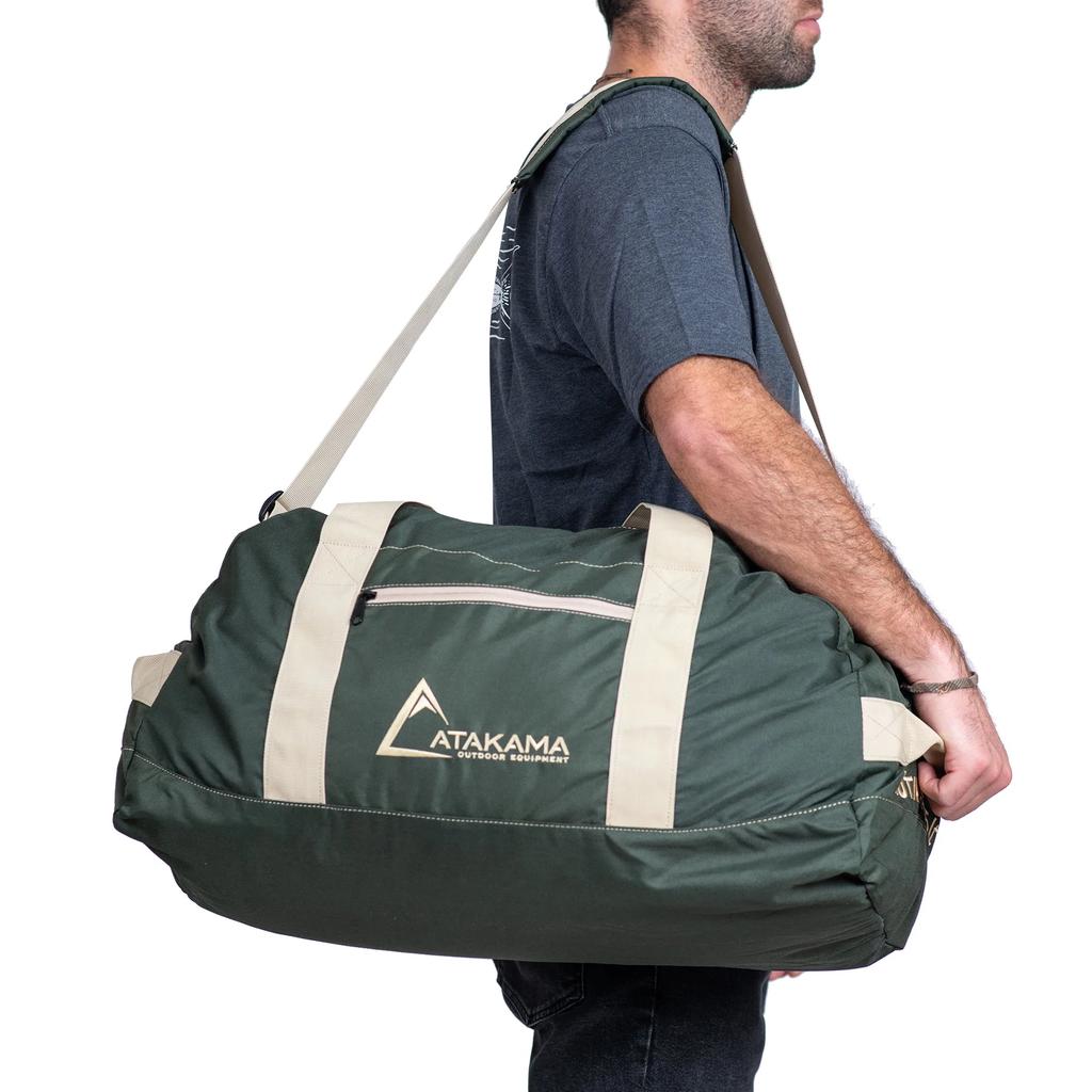 Miniatura Bolso Plegable Duffle Ruta 78 55 Lt - Color: Verde