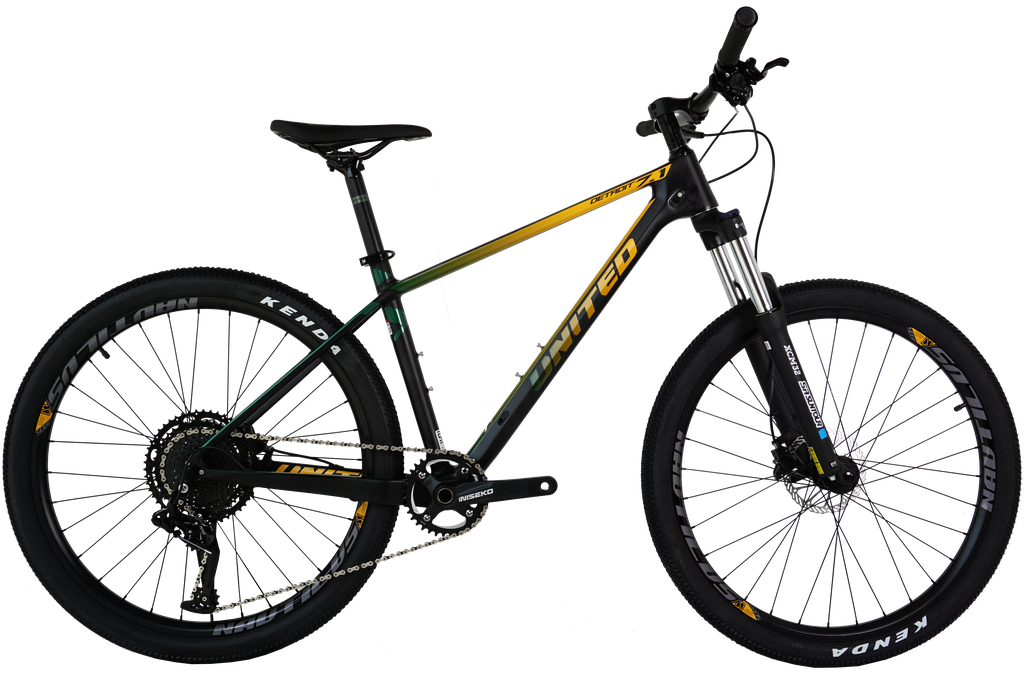 Miniatura Bicicleta Detroit 7.1 Aro 27.5 - Color: Negro-Amarillo