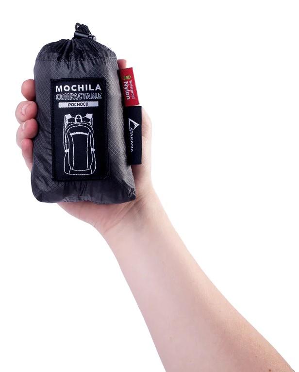 Miniatura Mochila Plegable Pochoco 16 Lt - Color: Gris Grafito