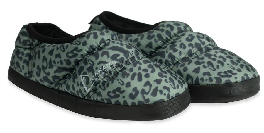 Miniatura Pantufla Futaleufú - Color: VERDE ANIMAL PRINT