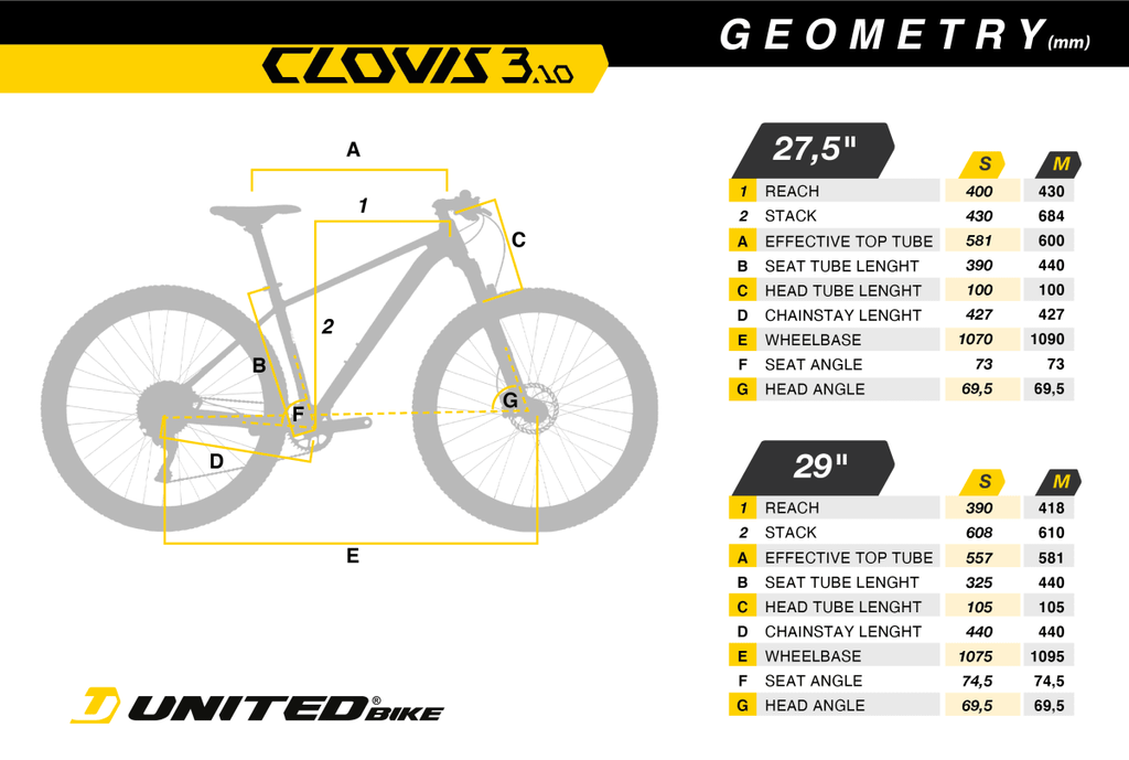 Bicicleta Clovis 3.10 Aro 29 -