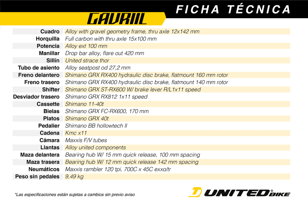 Bicicleta Gavriil 700C -