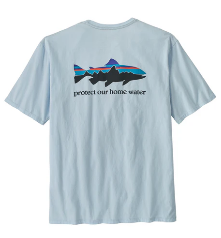 Polera Hombre Home Water Trout Organic