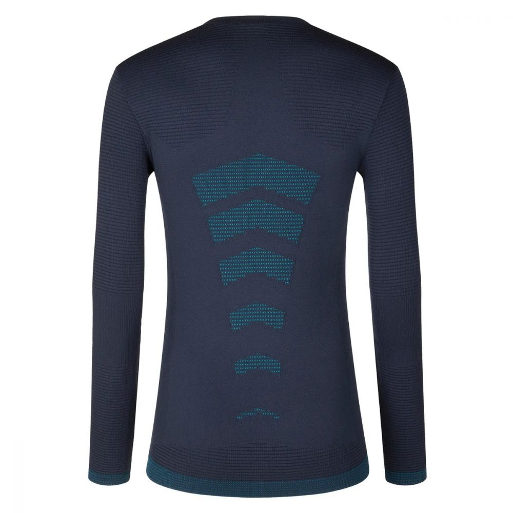 Primera Capa Manga Larga Synth Light Longsleeve Mujer - Color: Azul Oscuro