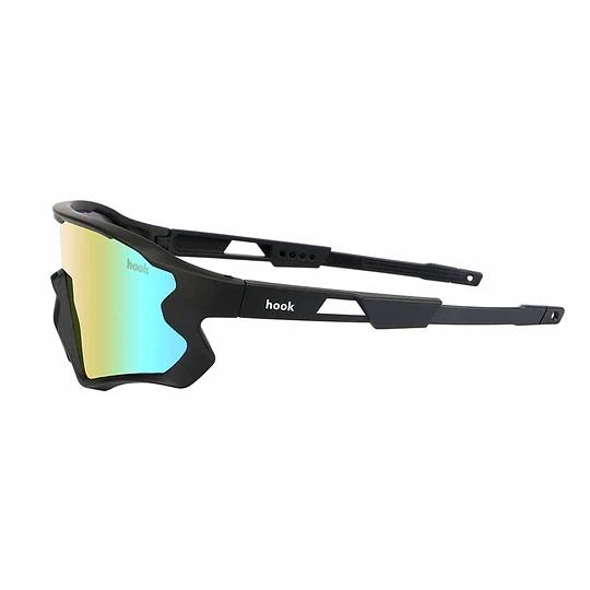 Lente Multisport Con 2 Micas Y Clip Optico - Color: Negro