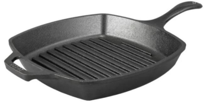 Parrilla Cuadrada Hierro Fundido 27cm -