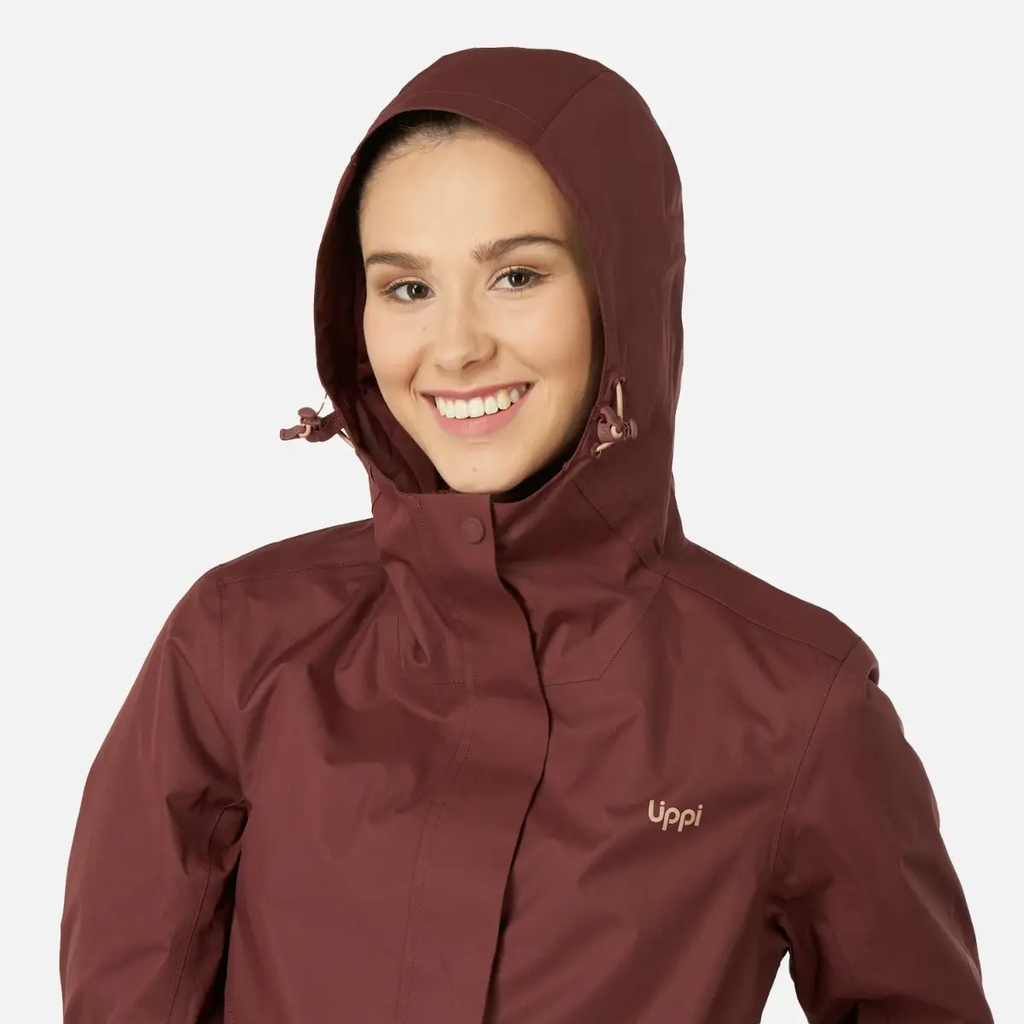 Miniatura Chaqueta Mujer Blizzard B-Dry Hoody Jacket - Color: Burdeo