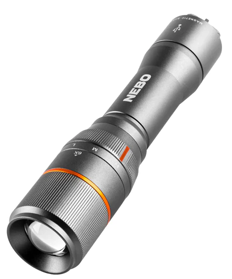 Linterna Led Davinci 1000 Lumens Recargable - Color: Negro